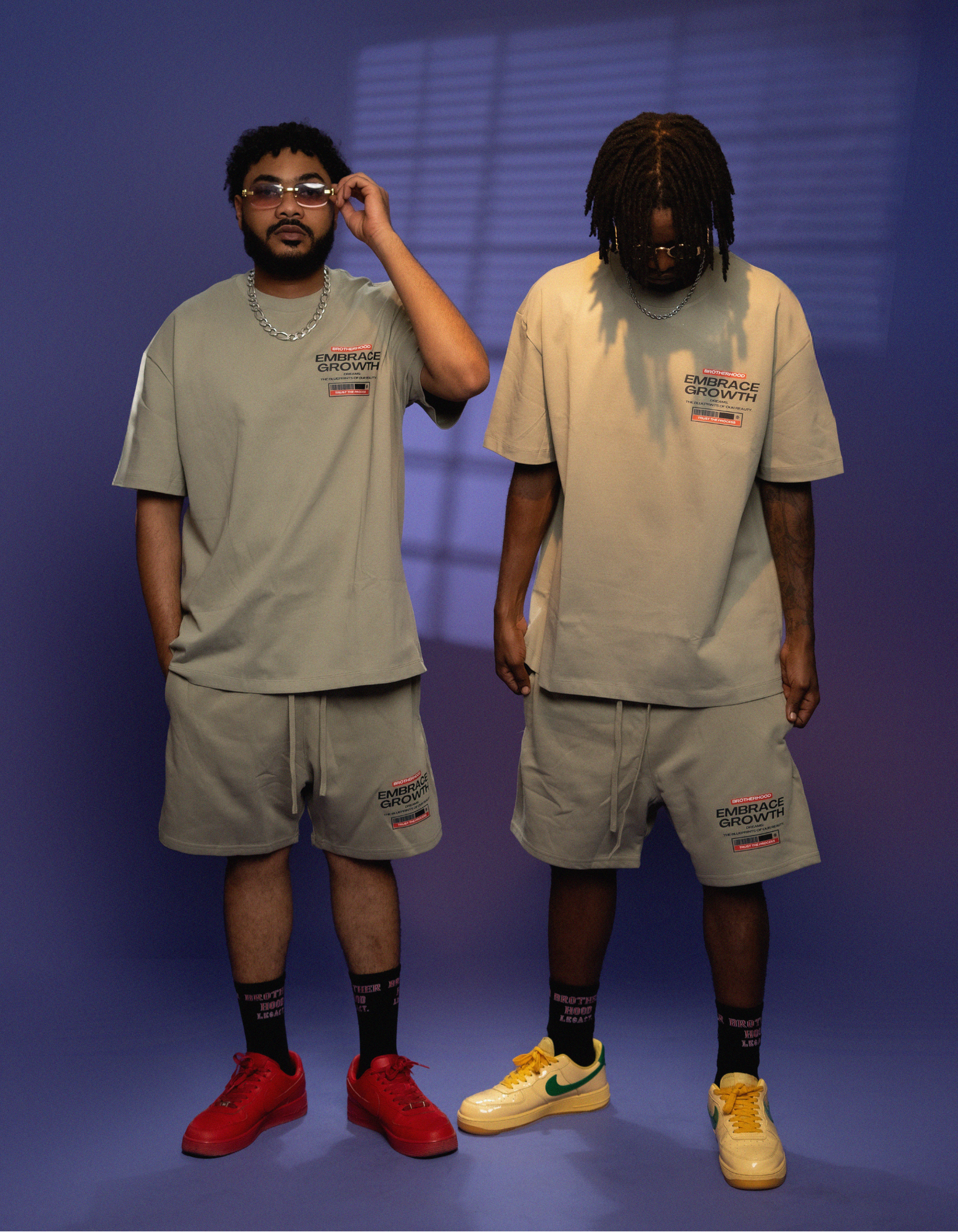 KHAKI SHORT SET