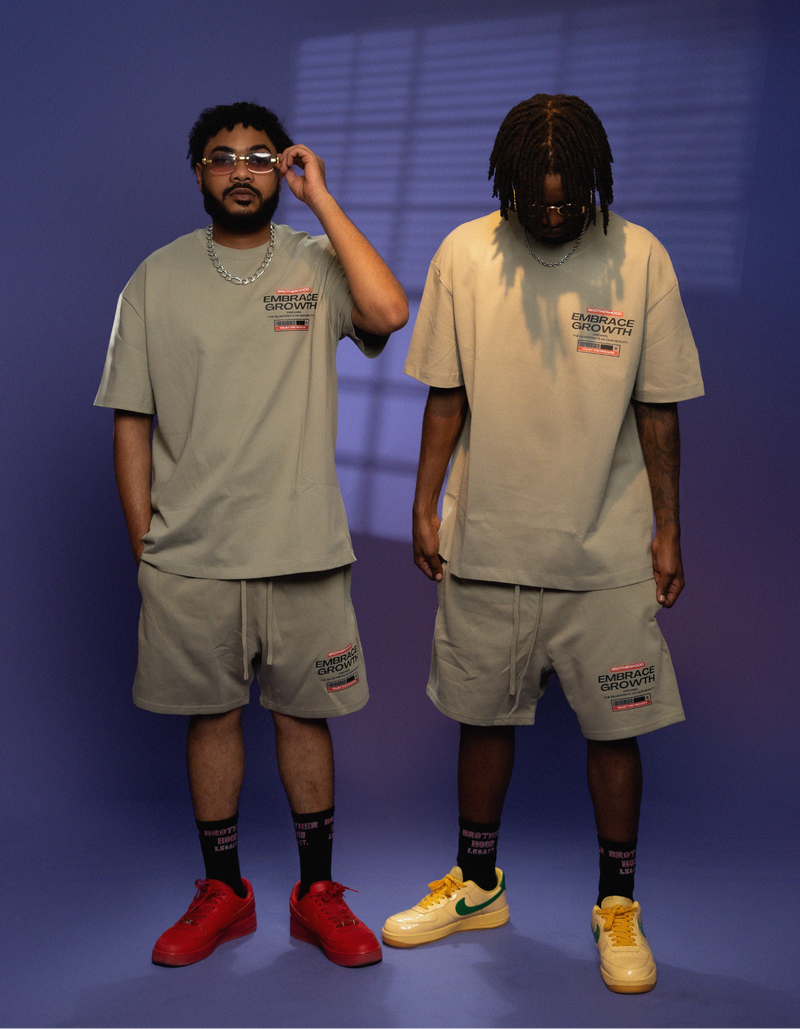 KHAKI SHORT SET