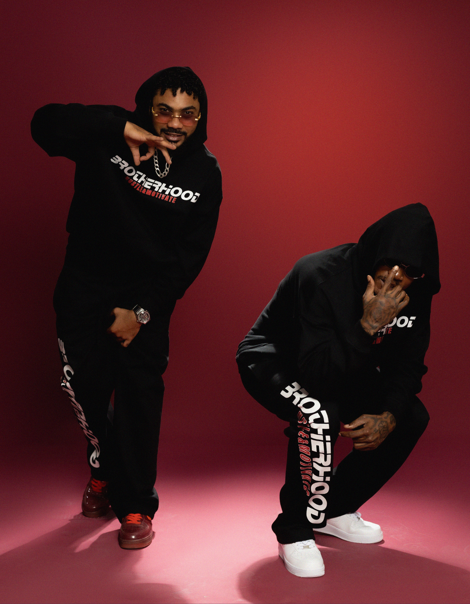 BLACK BROTHERHOOD HOODIE FULLSET