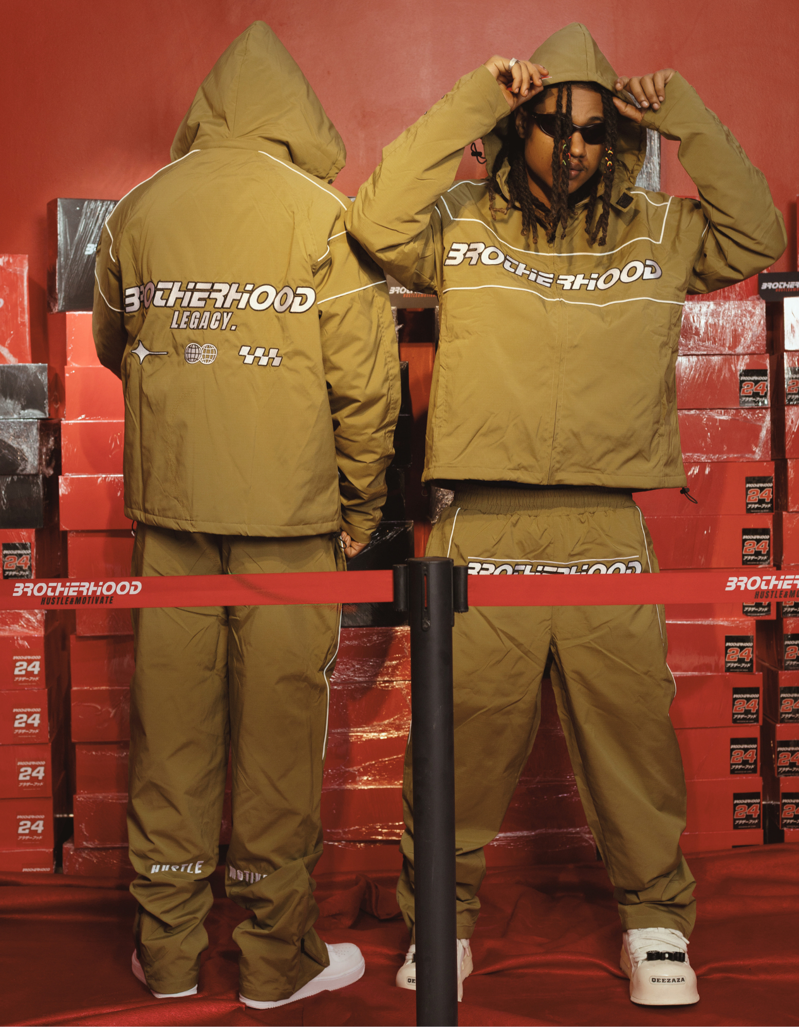GREEN ARMY JACKET FULLSET