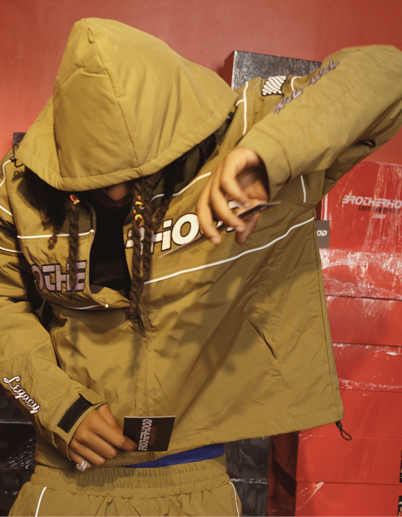 GREEN ARMY JACKET FULLSET