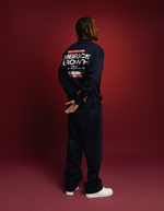 Blue Dark Sweatshirt Set