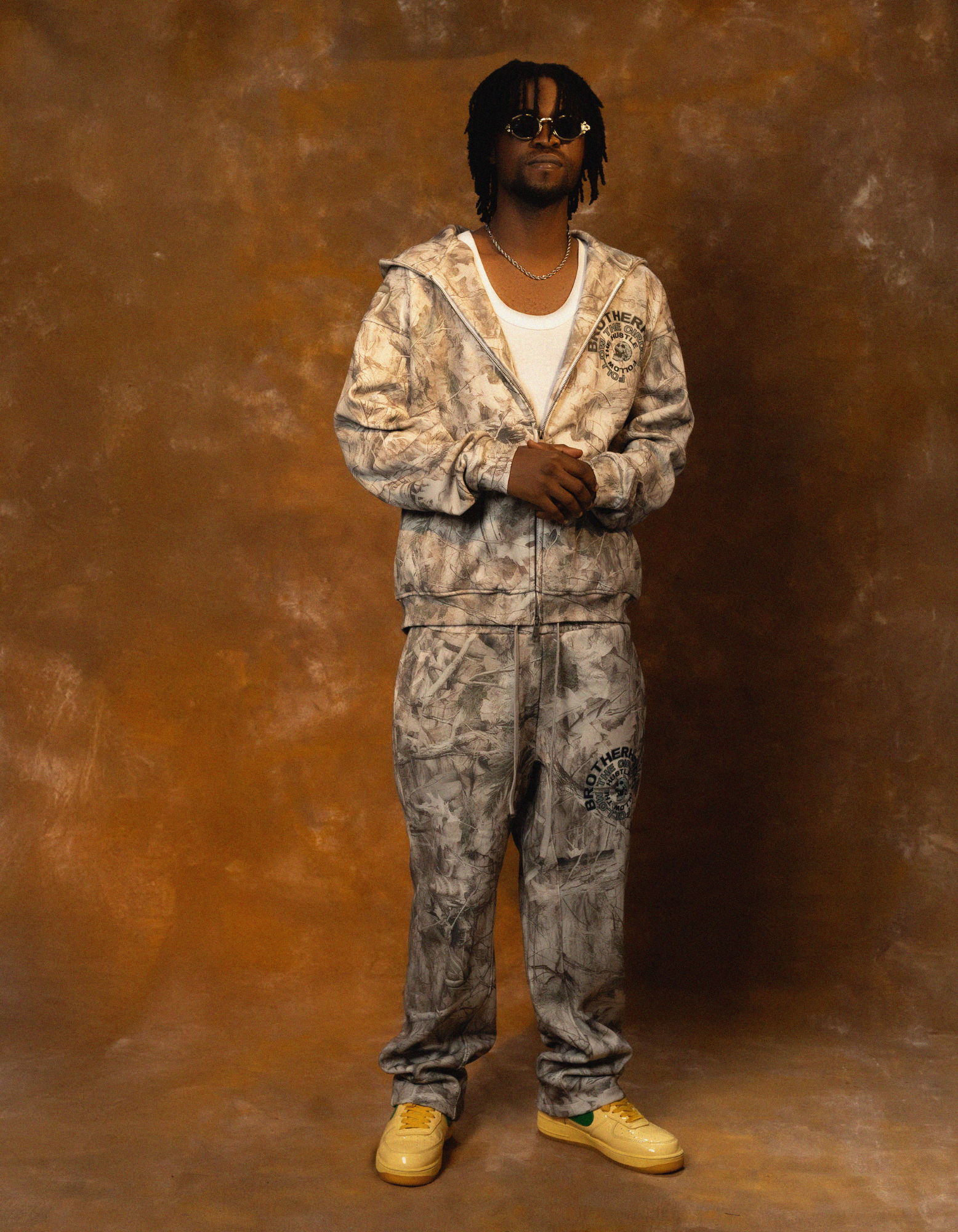CAMOUFLAGE ZIPPER HOODIE FULLSET