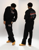 Black Sweatshirt Set