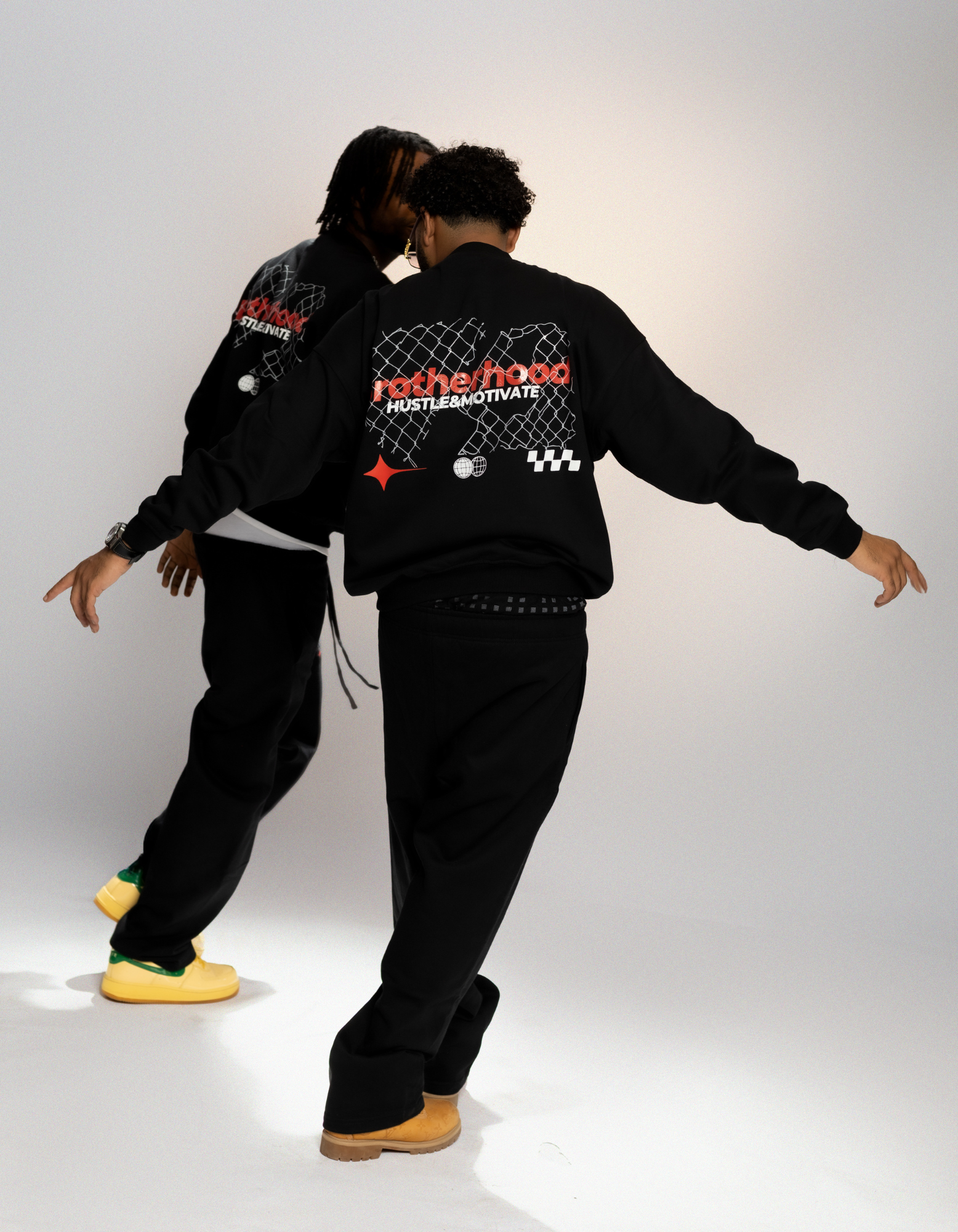Black Sweatshirt Set