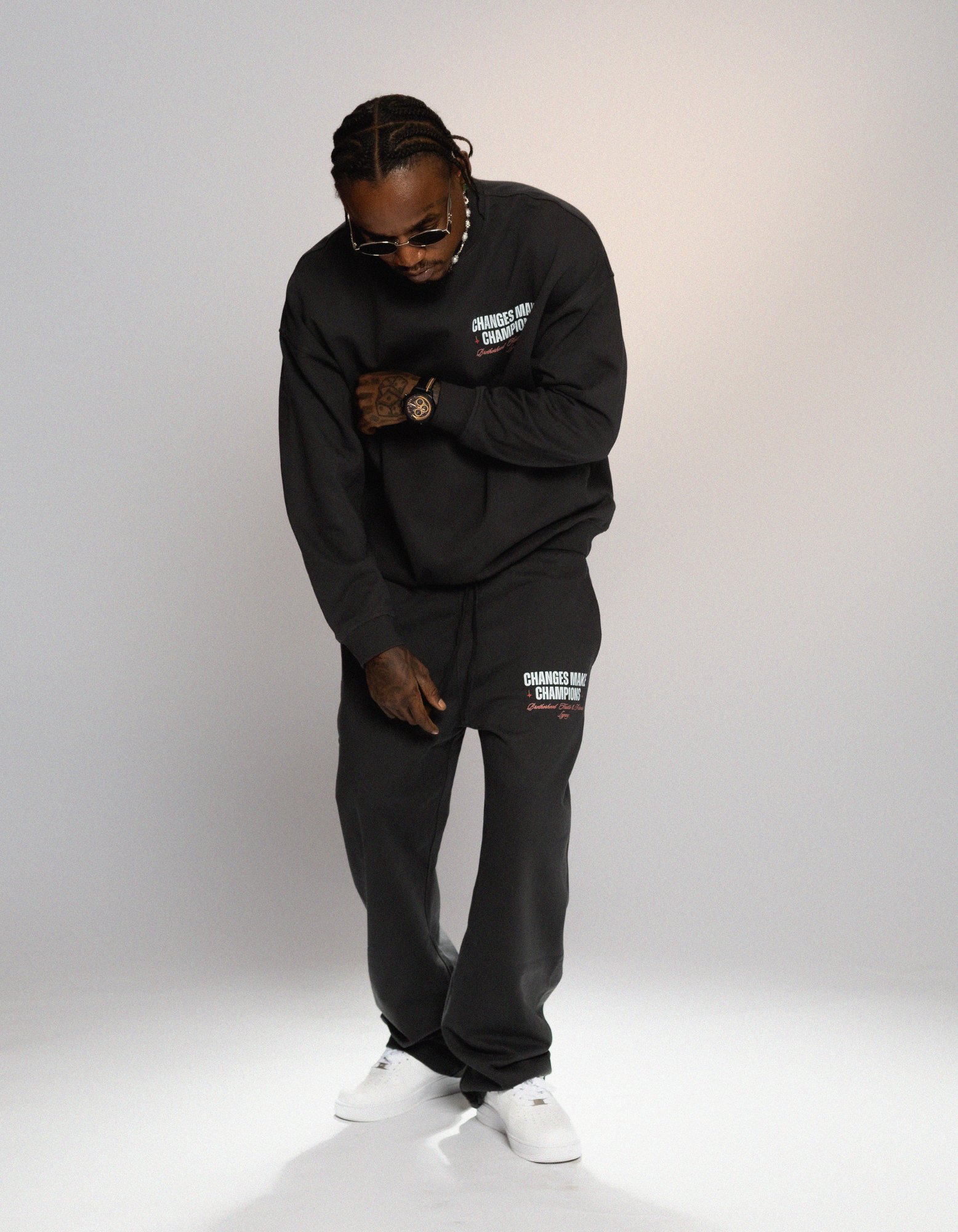 Darkgrey sweatshirt set