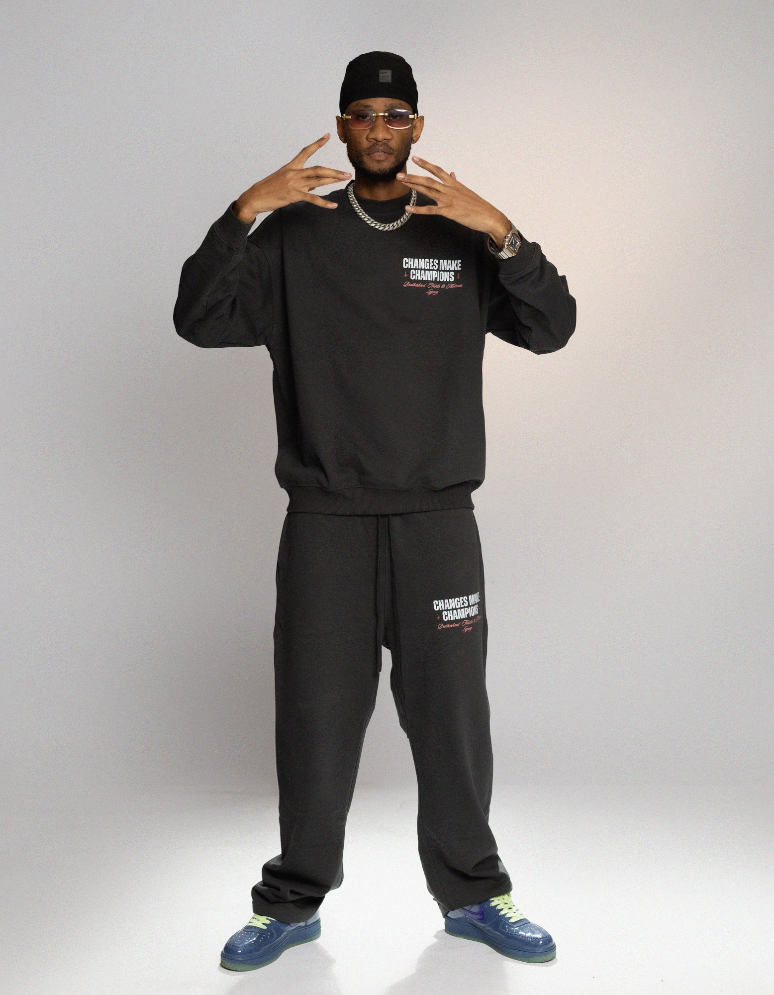 Darkgrey sweatshirt set