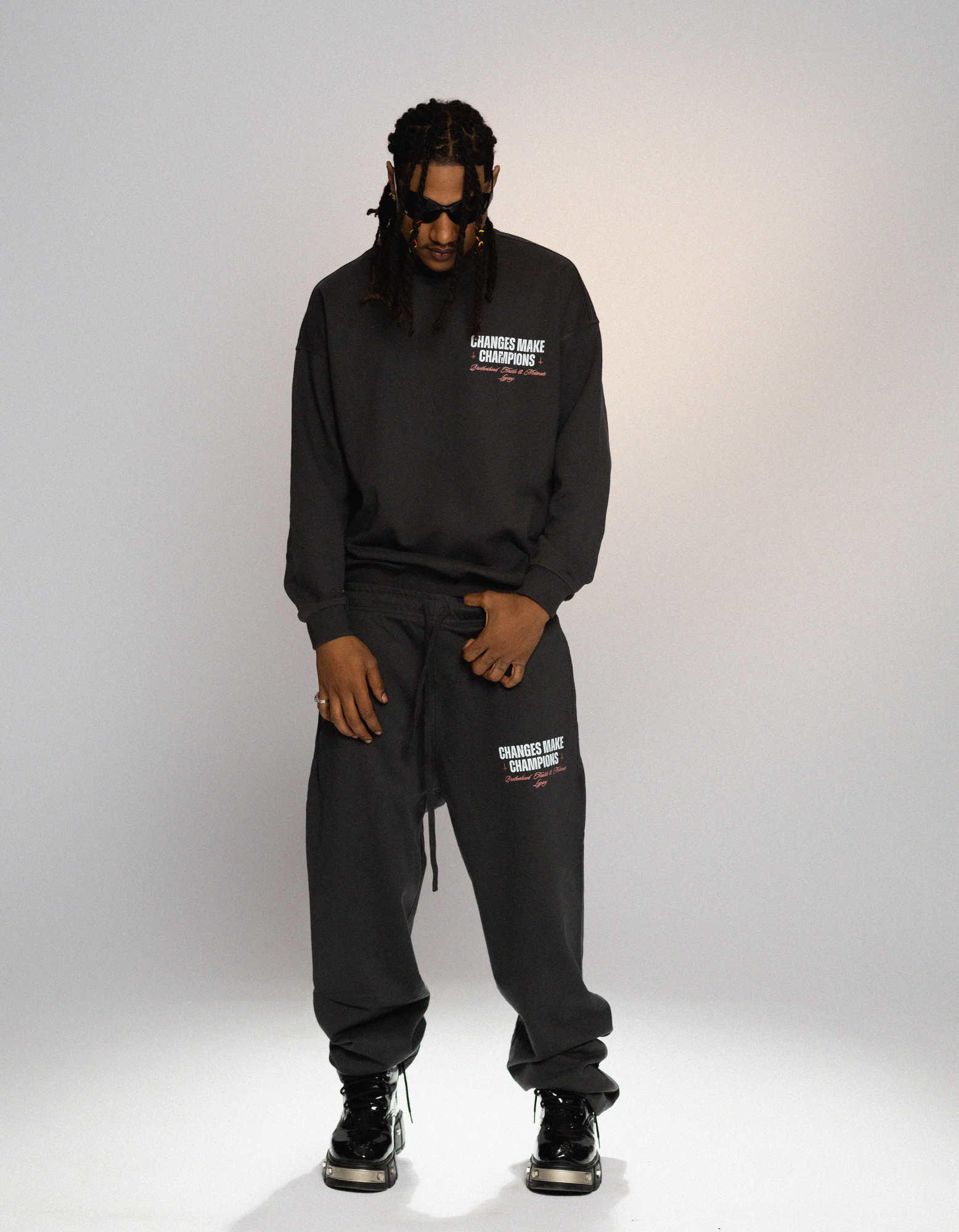 Darkgrey sweatshirt set