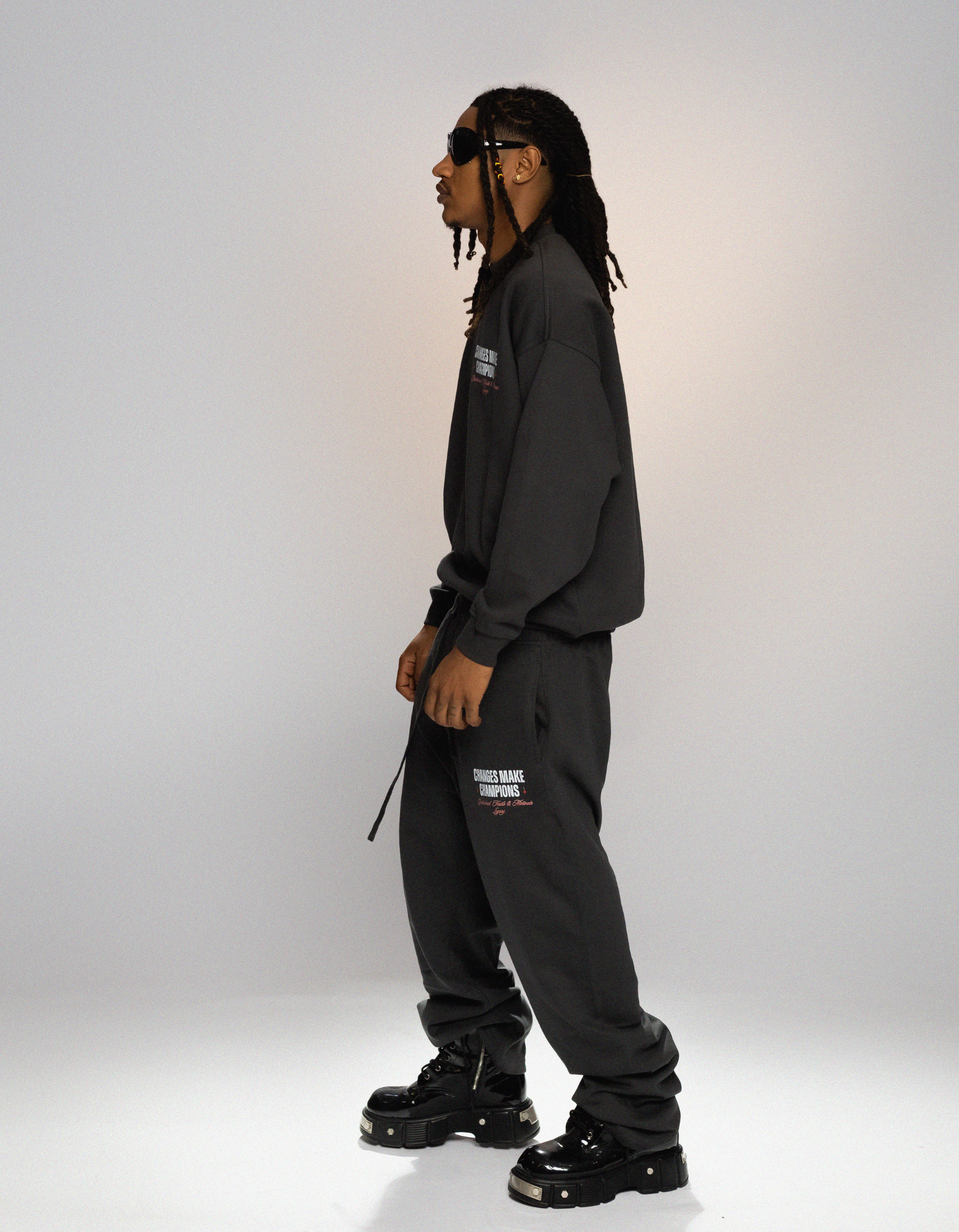 Darkgrey sweatshirt set