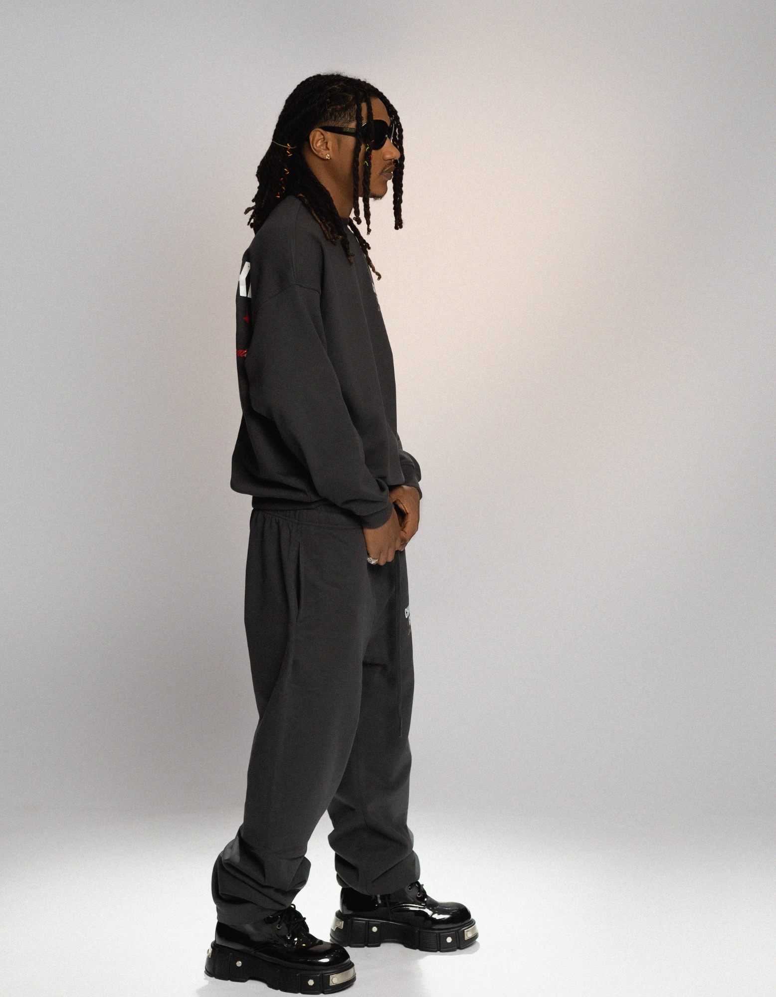 Darkgrey sweatshirt set