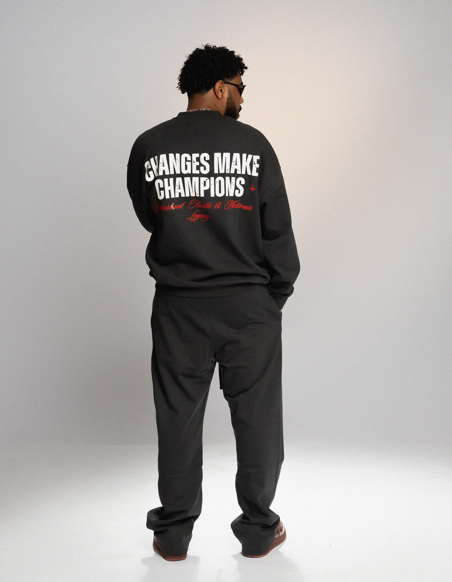 Darkgrey sweatshirt set