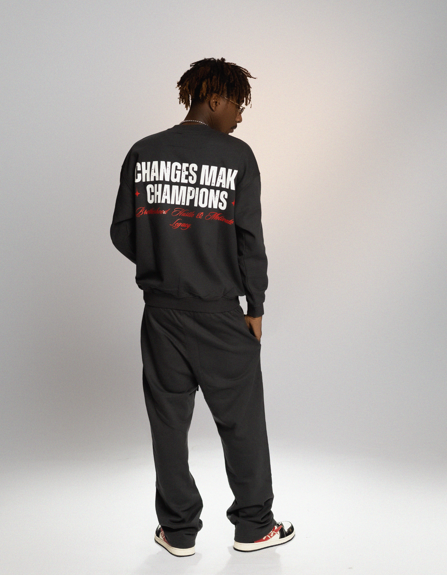 Darkgrey sweatshirt set