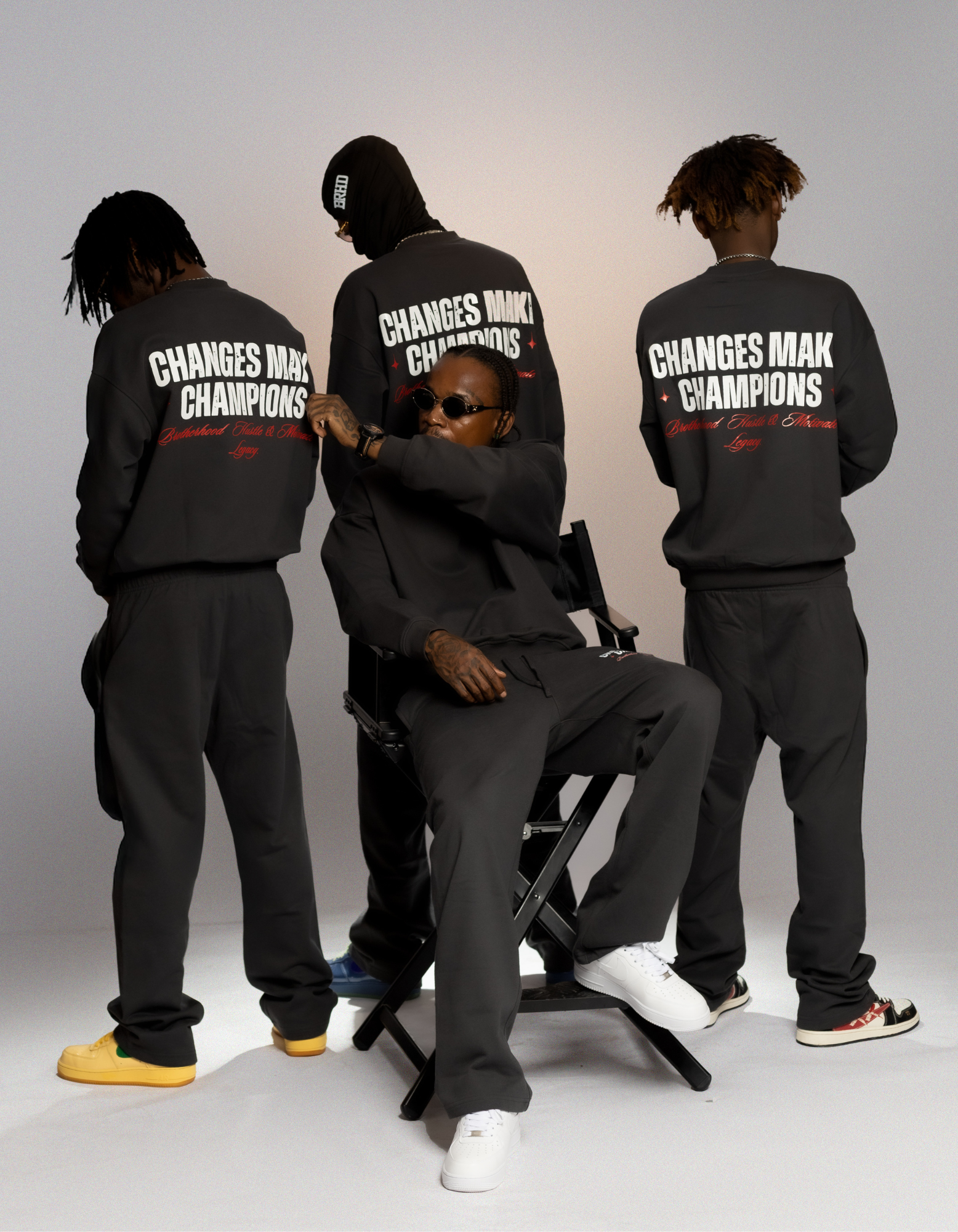 Darkgrey sweatshirt set