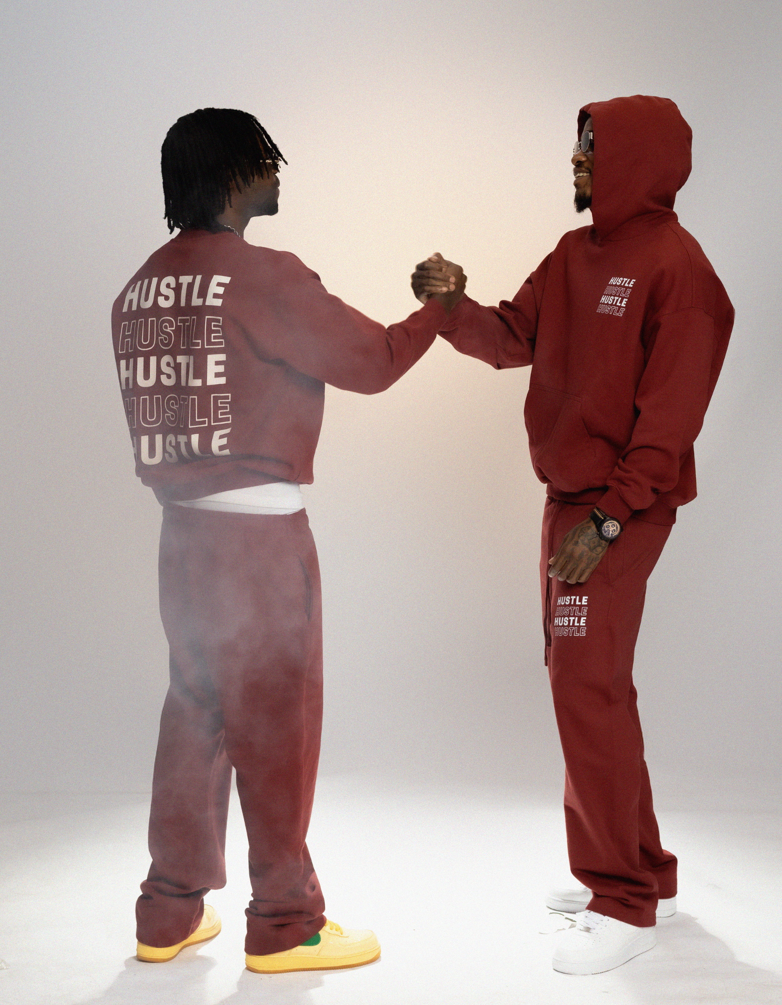 MAROON HOODIE SET